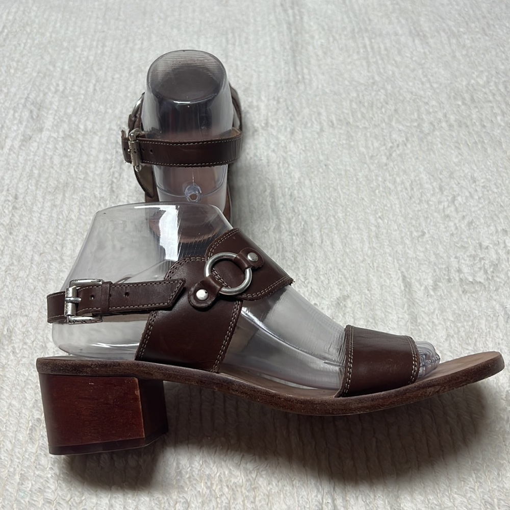 MICHAEL Michael Kors Women Open Toe Block Heels Sandals size 8 1/2 M